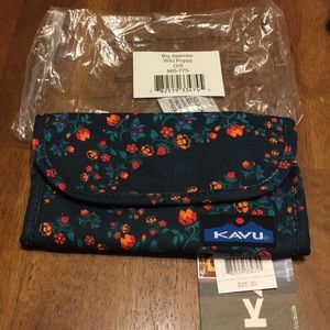 Kavu Big Spender Wallet Wild Poppy